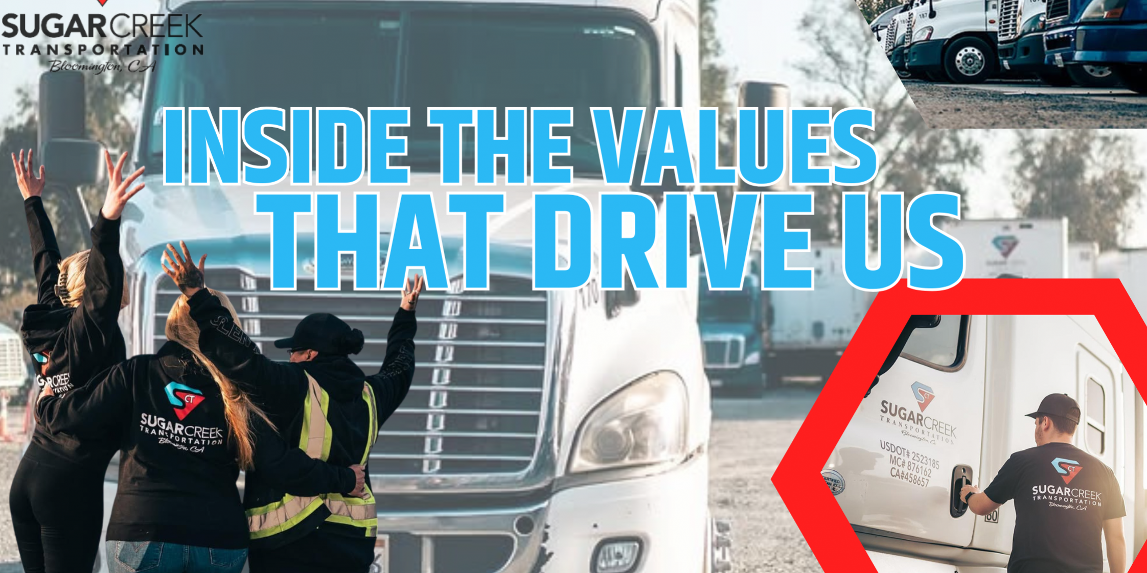 BLOG- SUGAR CREEK- Get To Know UsCompany ValuesInside the Values That Drive Sugar Creek Transportation (A2 (Landscape))