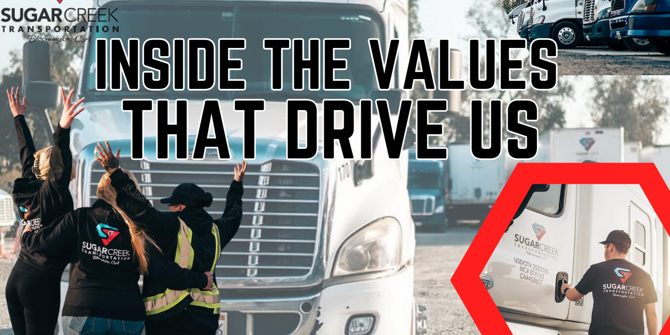 BLOG- SUGAR CREEK- Get To Know UsCompany ValuesInside the Values That Drive Sugar Creek Transportation (A2 (Landscape))